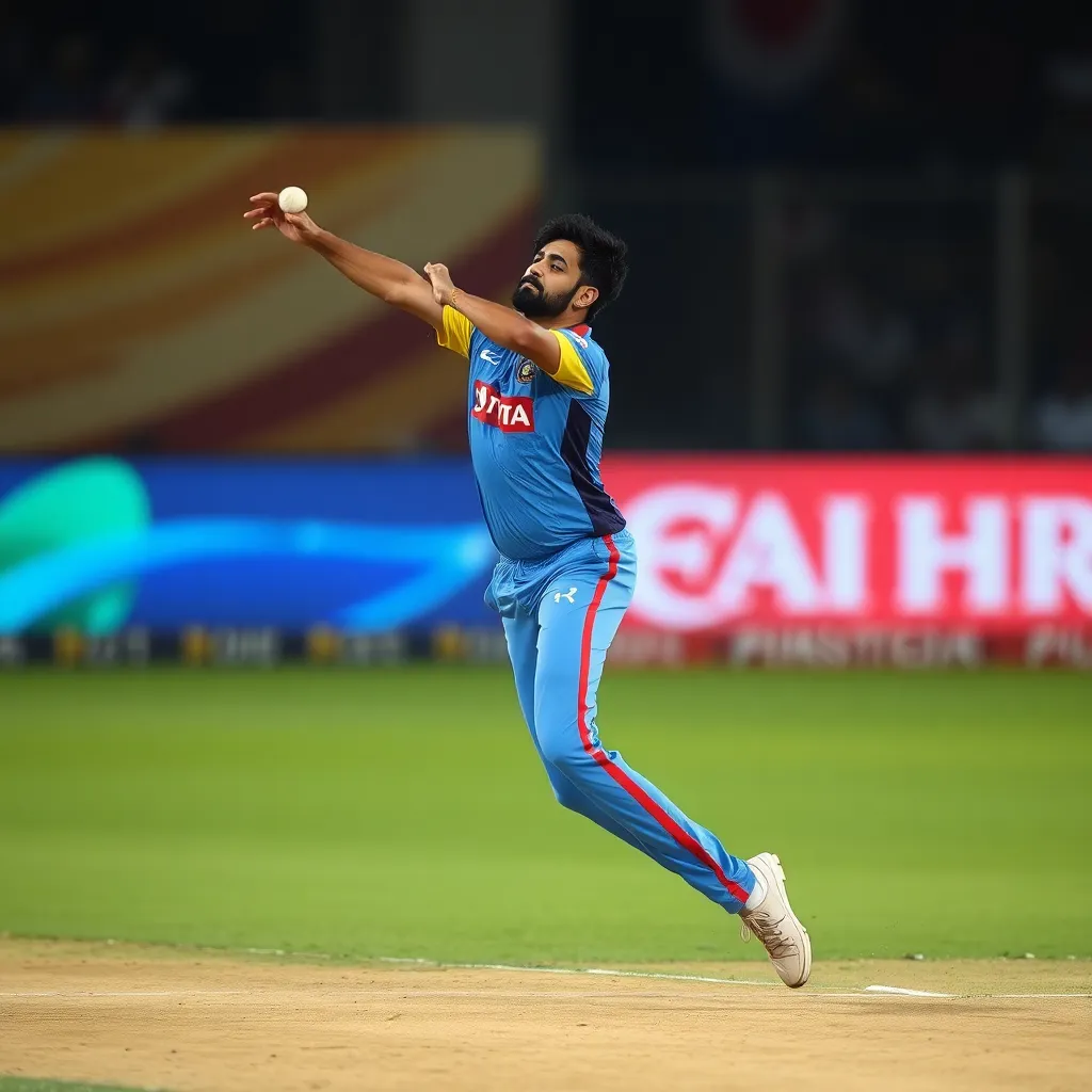 Arshdeep Singh bowling fast with intense focus, IPL 2025 cricket match action