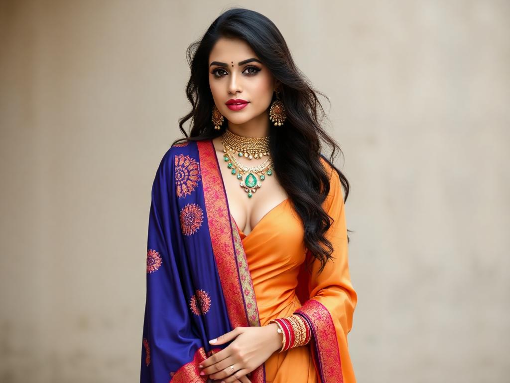 Silk Traditional Dress for Women