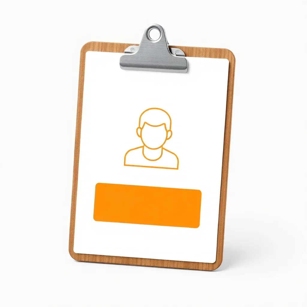 Clipboard with completed job icon