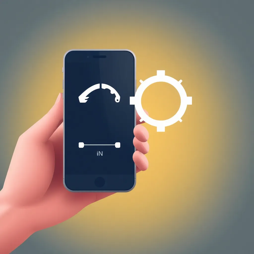 Icon representing syncing and tracking on phone