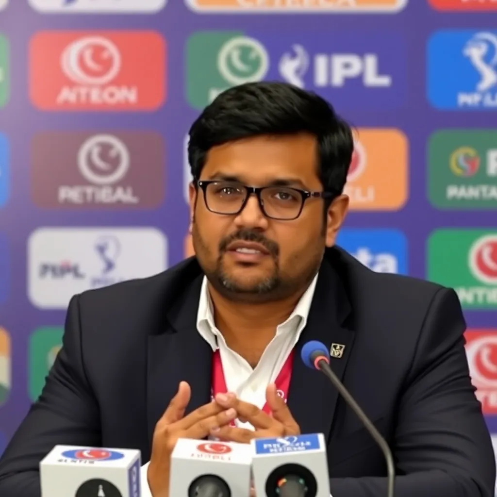 CEO of a major IPL franchise speaking at a press conference expressing support for BCCI's decision to pause IPL 2025 due to border tensions