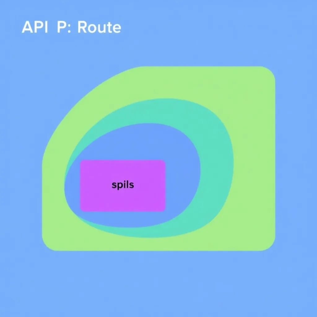 Ilustrasi diagram API Routes di Next.js dengan contoh endpoint /api/hello