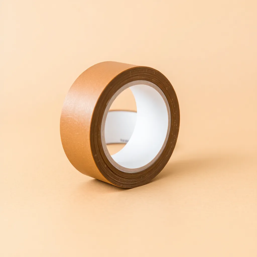 Brown tape, adhesive tape with brown paper backing for packaging and sealing