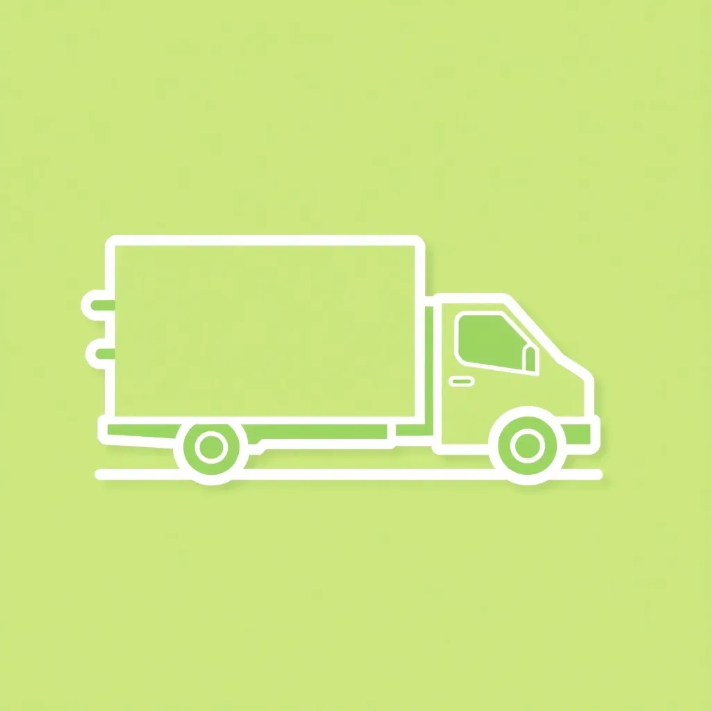Icon of a delivery truck symbolizing reliable nationwide delivery