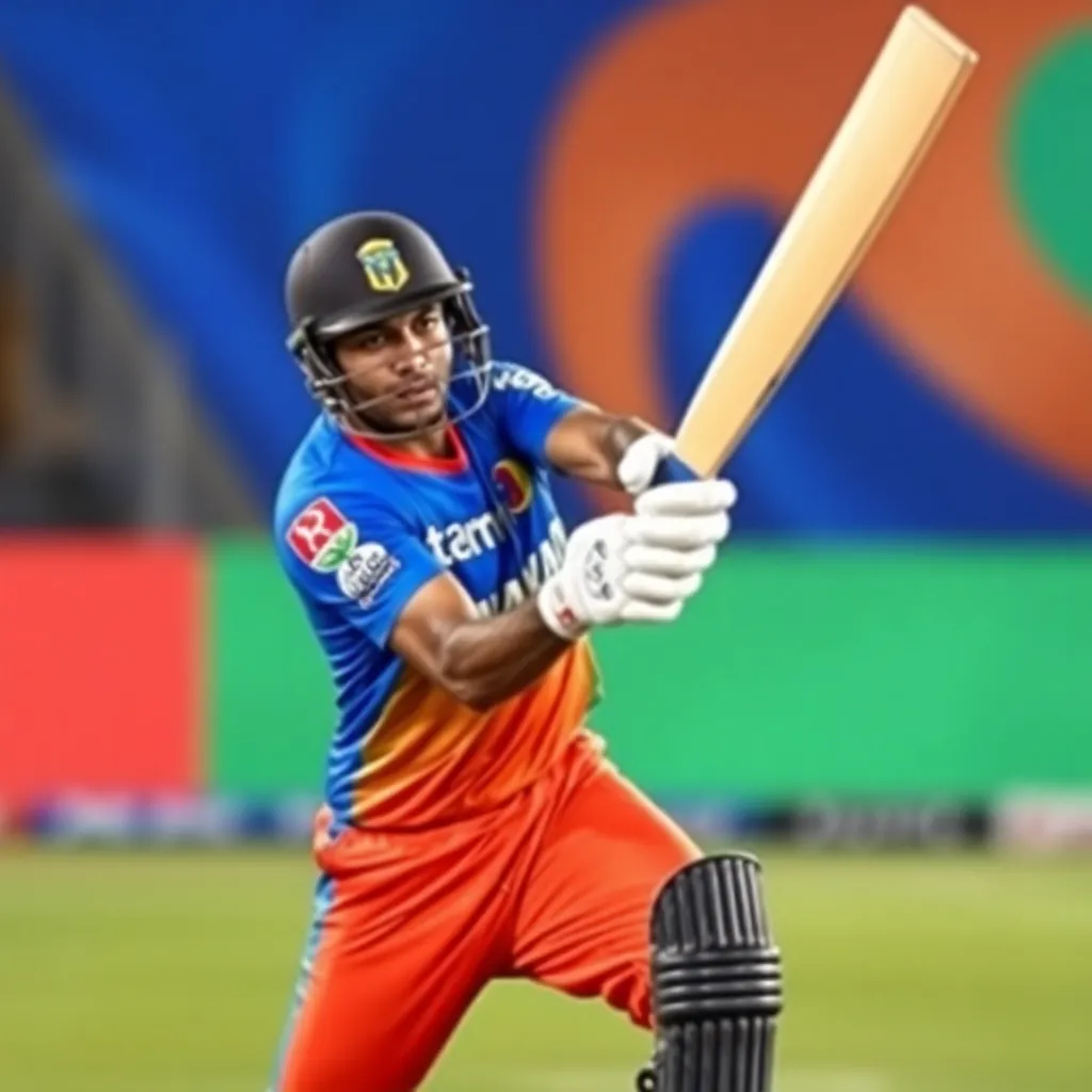 Ayush Badoni playing an aggressive cricket shot under pressure, IPL 2025 match action