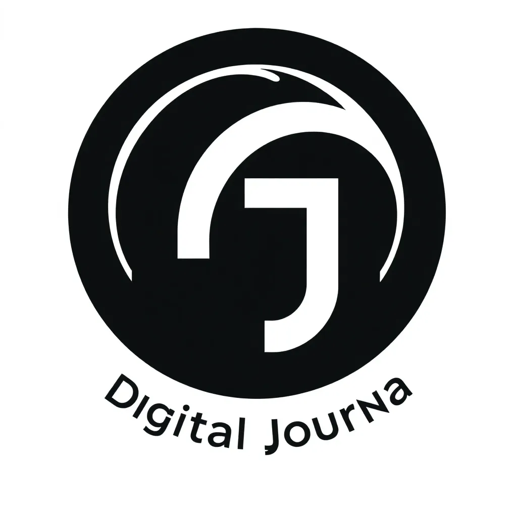 Digital Journal logo in black and white