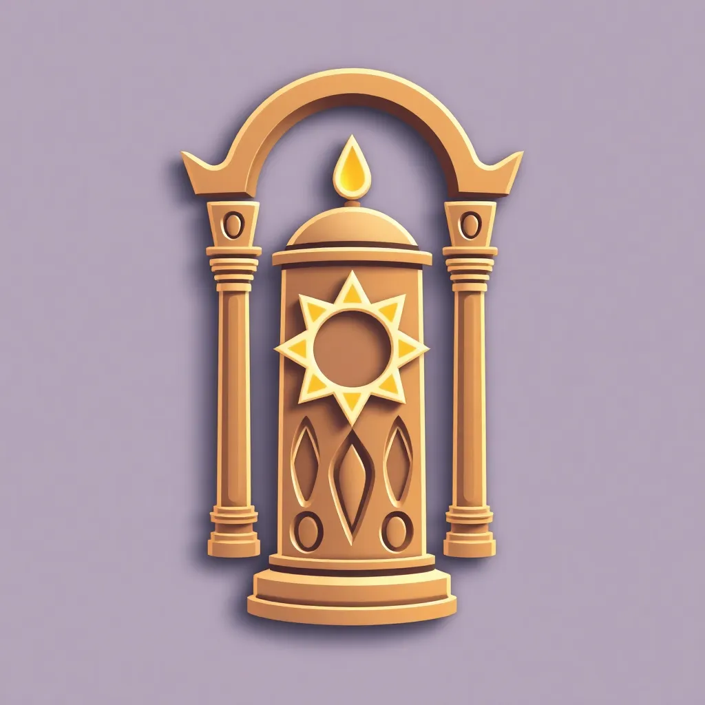 Ikon simbolik yang mewakili rukun Shahadah