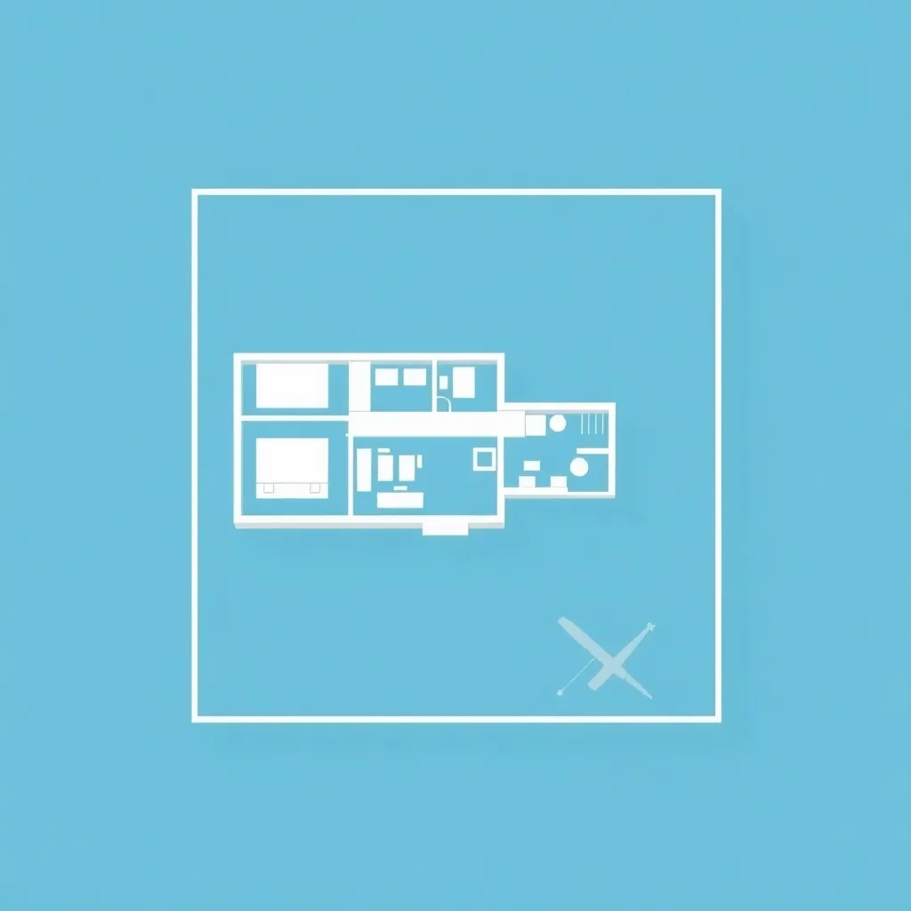 Icon representing 2D Layout Plan with a floor plan drawing