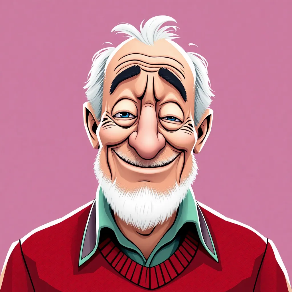 Hide the pain Harold meme character, elderly man smiling awkwardly