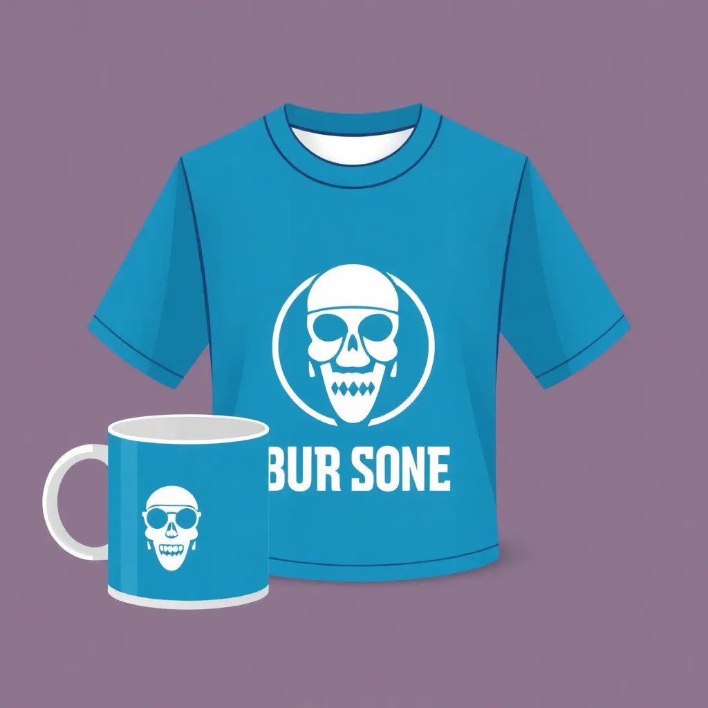 Merchandise custom seperti kaos dan mug