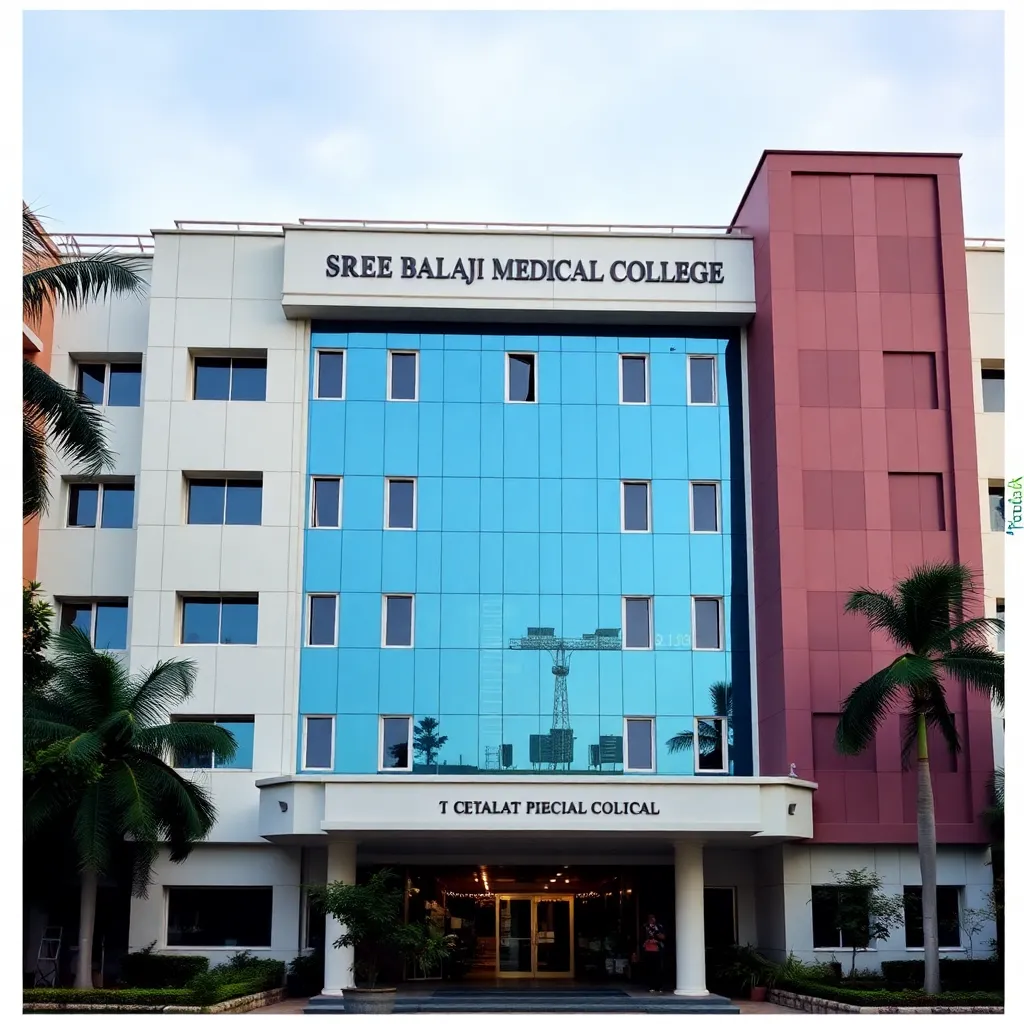 Sree Balaji Medical College building in Chennai
