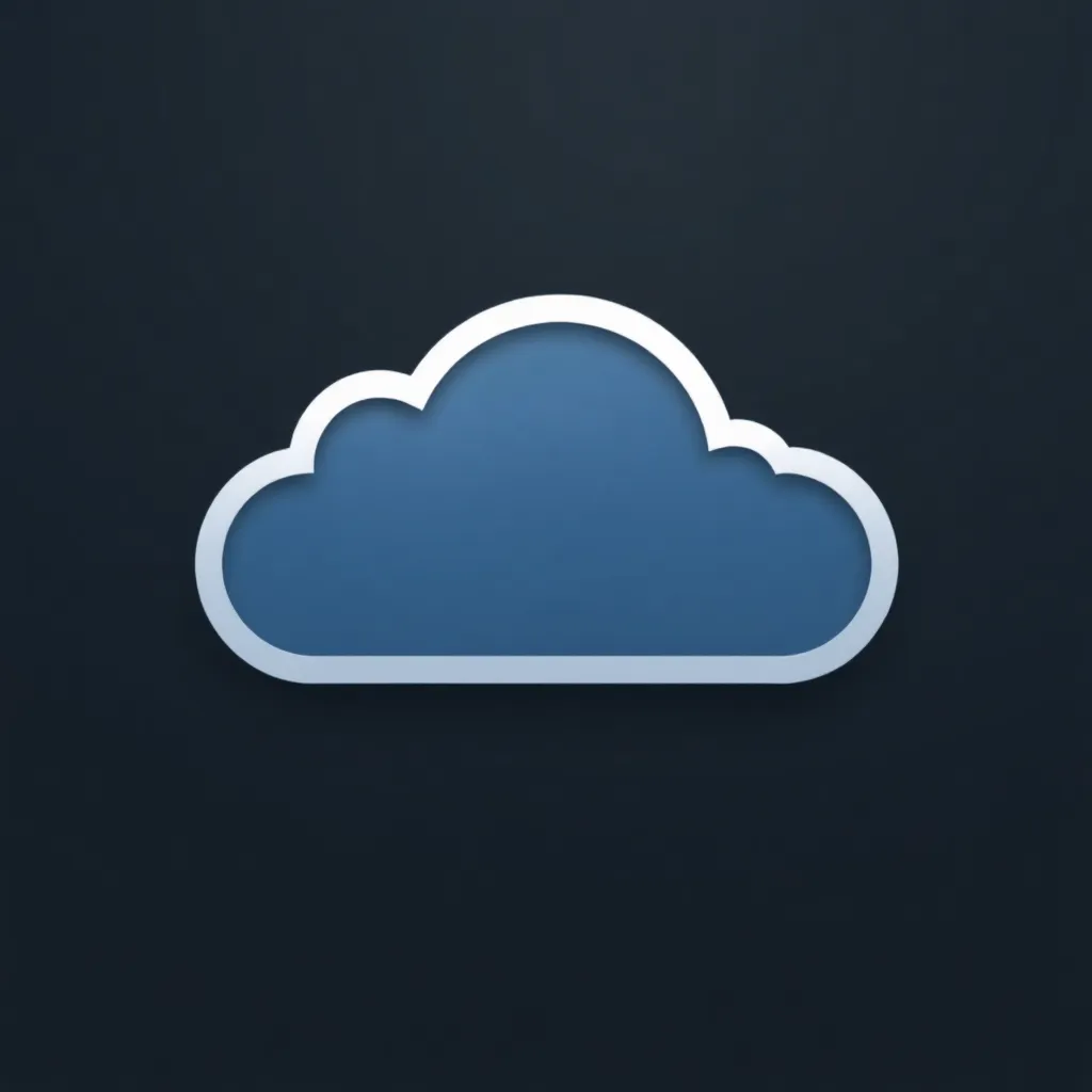 Cloud icon representing cloud hosting