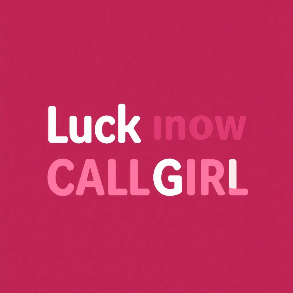 Lucknow Our Call Girl logo, pink and white text with a heart icon