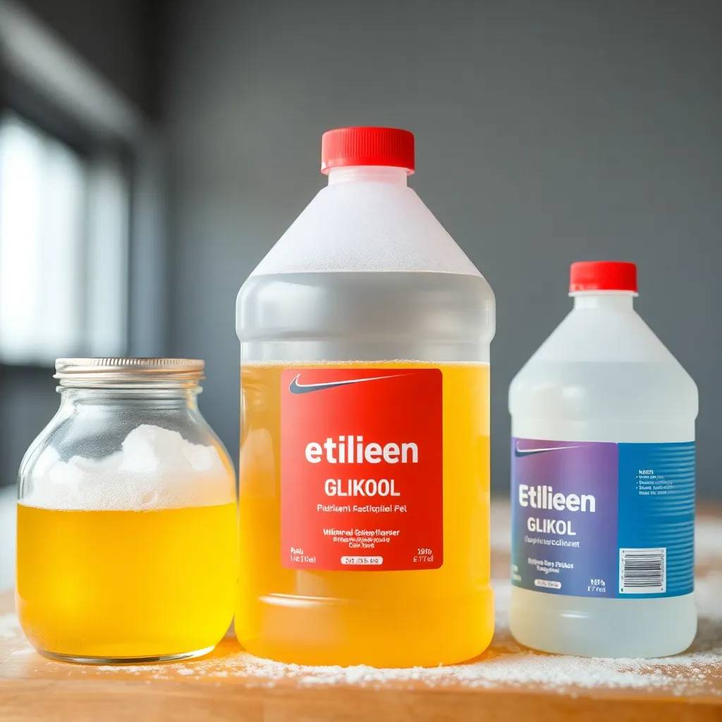 Etilien Glikol, ethylene glycol chemical used as antifreeze and coolant