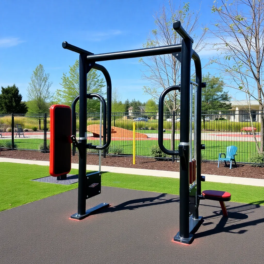 Outdoor gym equipment