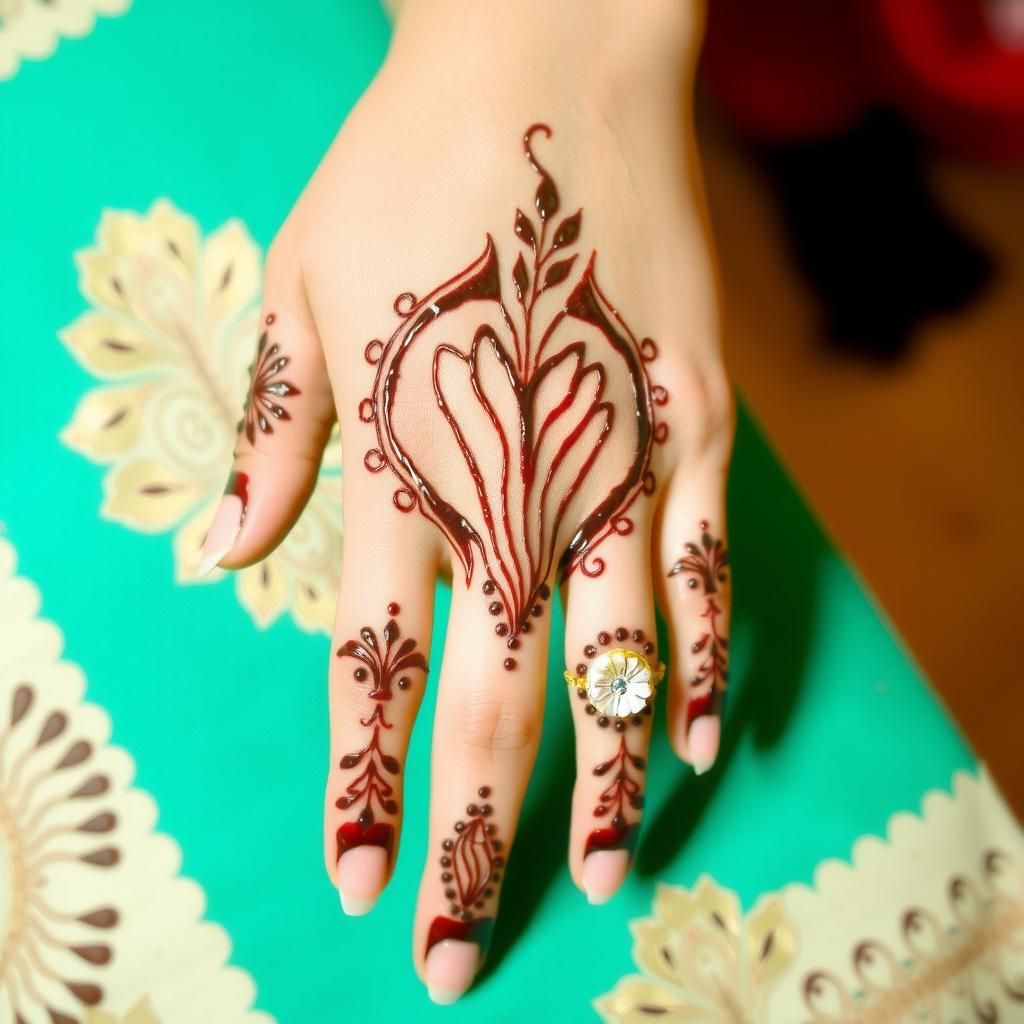 Everyday Groom Mehndi design