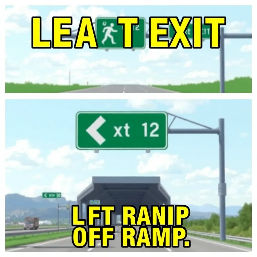 Left Exit 12 Off Ramp meme template