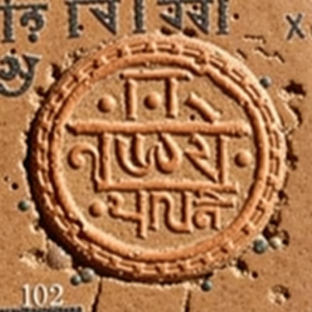 Indus Valley script on ancient seals