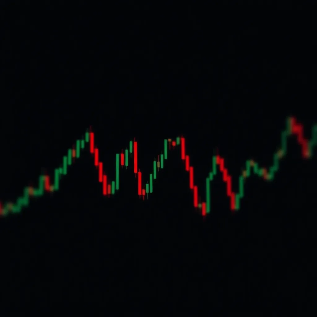A faint watermark image of a financial graph or chart