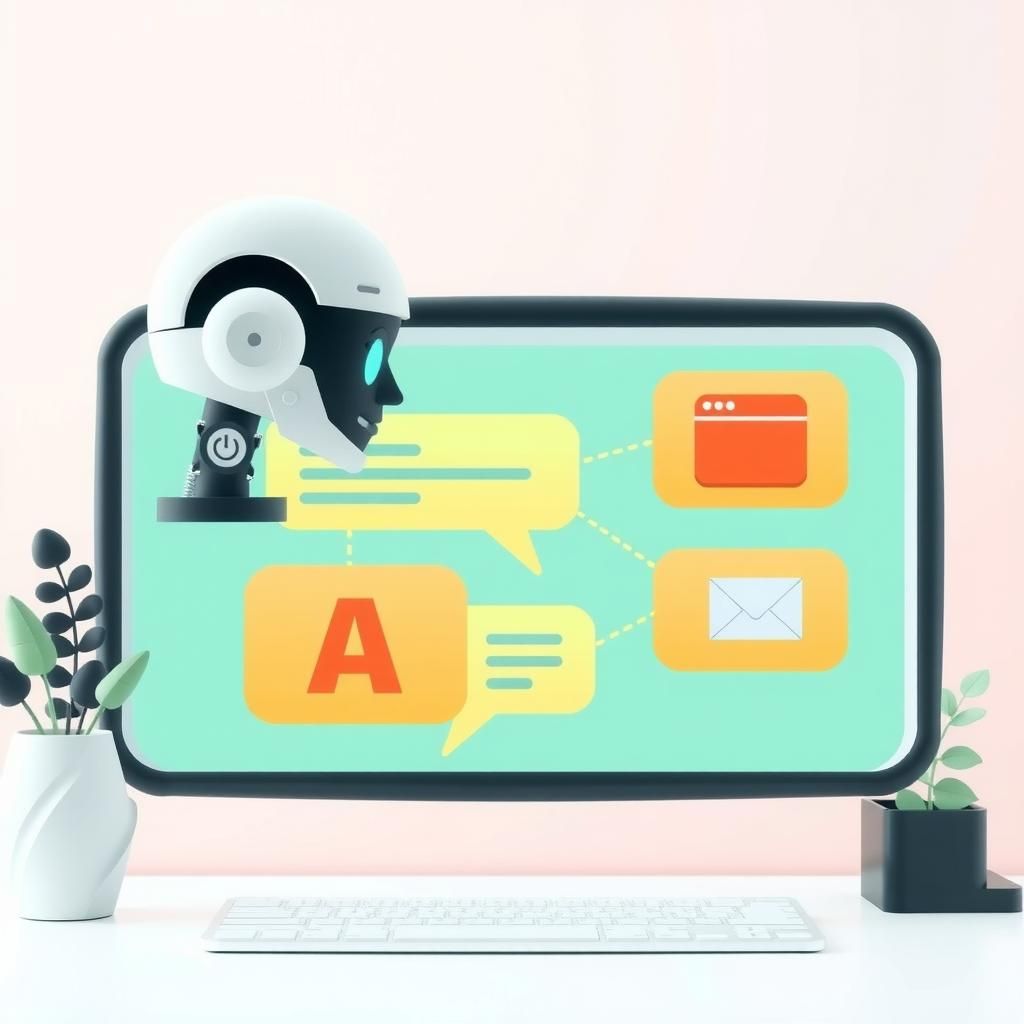 AI virtual assistant managing tasks