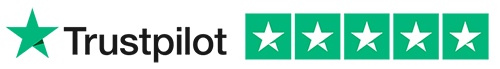 5 Stars on Trustpilot