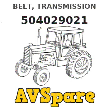 BELT, TRANSMISSION 504029021 - Case | AVSpare.com