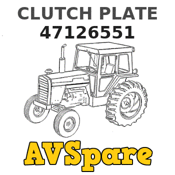 CLUTCH PLATE 47126551 - Case | AVSpare.com