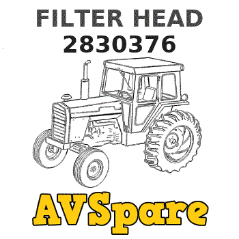 FILTER HEAD 2830376 - Case | AVSpare.com FILTER HEAD 2830376 - Case | AVSpare.com
