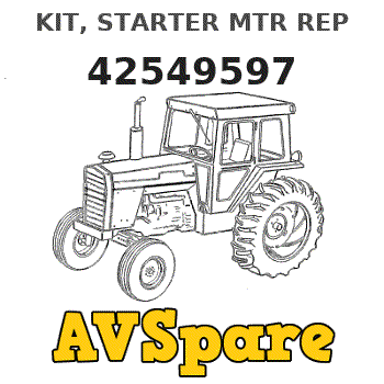 KIT, STARTER MTR REP 42549597 - Case | AVSpare.com