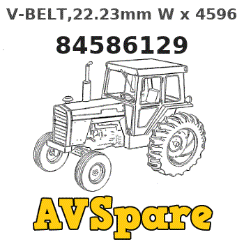 V-BELT,22.23mm W x 4596mm L 84586129 - Case | AVSpare.com