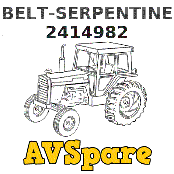 BELT-SERPENTINE 2414982 - Caterpillar | AVSpare.com BELT-SERPENTINE 2414982 - Caterpillar | AVSpare.com