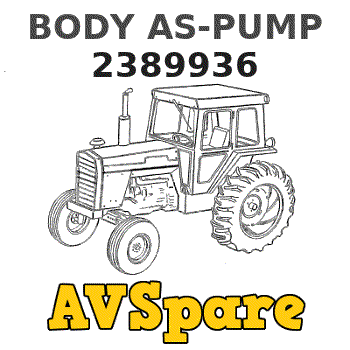 BODY AS-PUMP 2389936 Caterpillar