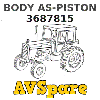 BODY AS-PISTON 3687815 - Caterpillar | AVSpare.com