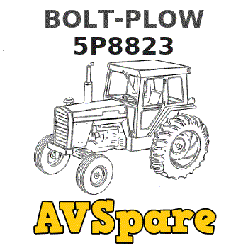 PLOW 6V6535 fits Caterpillar BOLT CAT 5P8823 