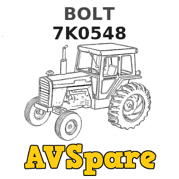 BOLT 7K0548 - Caterpillar | AVSpare.com