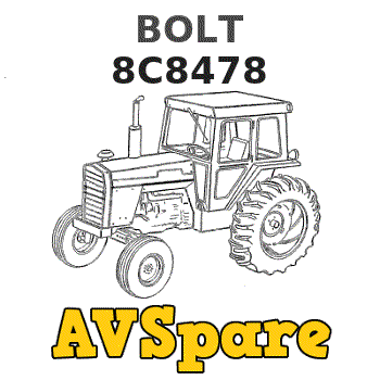 BOLT 8C8478 Caterpillar