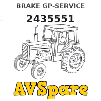 BRAKE GP-SERVICE 2435551 - Caterpillar | AVSpare.com