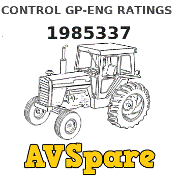 CONTROL GP-ENG RATINGS ELEK 1985337 - Caterpillar | AVSpare.com