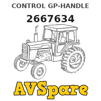 CONTROL GP-HANDLE 2667634 - Caterpillar | AVSpare.com