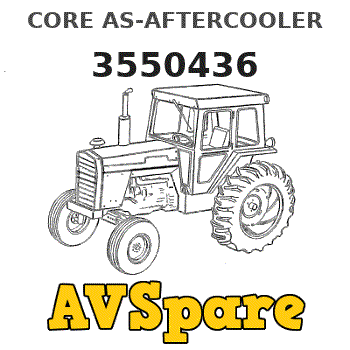 CORE AS-AFTERCOOLER 3550436 - Caterpillar | AVSpare.com