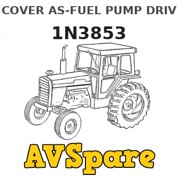 COVER AS-FUEL PUMP DRIVE 1N3853 - Caterpillar | AVSpare.com