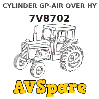 CYLINDER GP-AIR OVER HYD 7V8702 - Caterpillar | AVSpare.com CYLINDER GP-AIR OVER HYD 7V8702 - Caterpillar | AVSpare.com