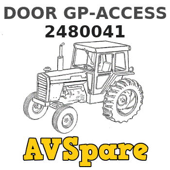 DOOR GP-ACCESS 2480041 - Caterpillar | AVSpare.com