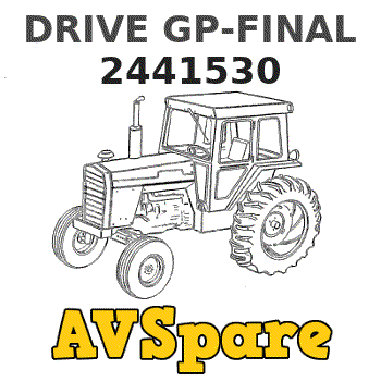 DRIVE GP-FINAL 2441530 - Caterpillar | AVSpare.com