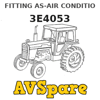 Fitting As Air Conditioner 3e4053 Caterpillar Avspare Com