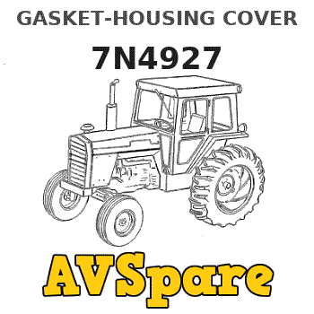 GASKET-HOUSING COVER 7N4927 Caterpillar