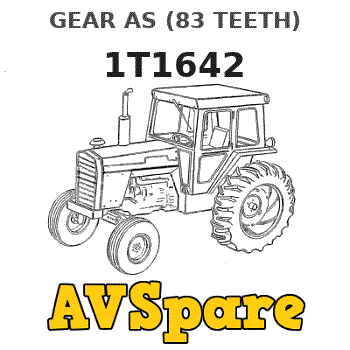 Thread 1642 GEAR AS (83 TEETH) 1T1642 - Caterpillar | AVSpare.com