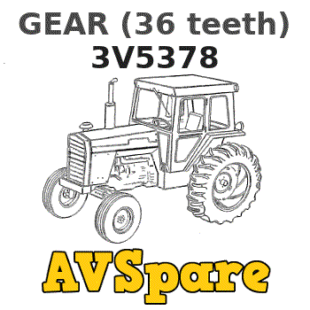 GEAR (36 teeth) 3V5378 - Caterpillar | AVSpare.com