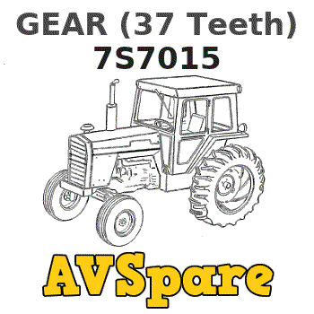 GEAR (37 Teeth) 7S7015 - Caterpillar | AVSpare.com