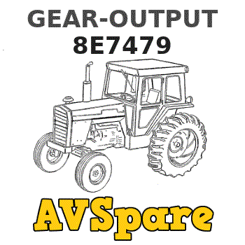 GEAR-OUTPUT 8E7479 - Caterpillar | AVSpare.com